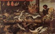 Frans Snyders Fish Stall China oil painting reproduction